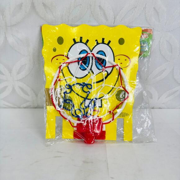 5 for $25| Nickelodeon SpongeBob SquarePants Wastebasket Basketball Hoop 2003 - Picture 8 of 8
